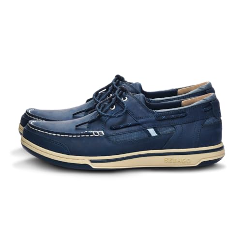 Sebago Herren Triton Three Eyelets FGL Bootschuhe, Blau (Blue Nite N01), 45 EU