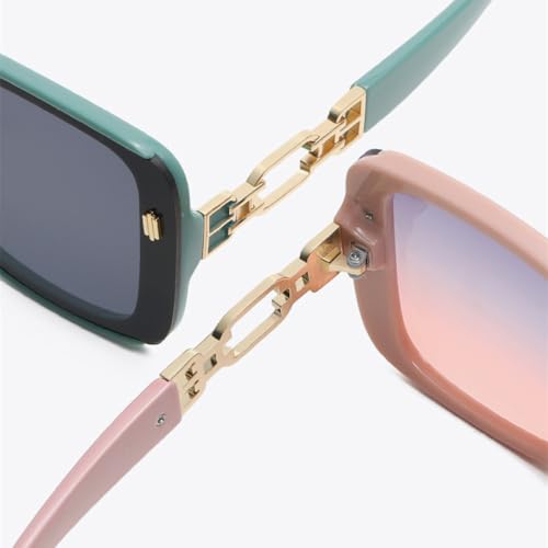 Luxury Large Framed Women's Sunglasses Women's Popular Hollowed Out Leg Sunglasses Gradient Uv4004