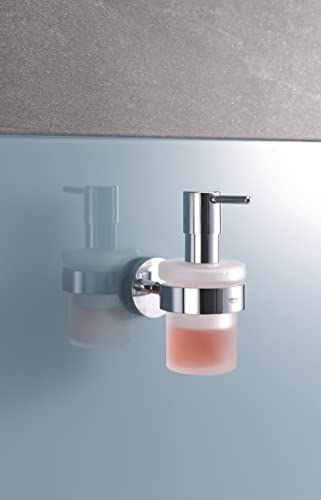 GROHE Start Spare Soap Dispenser in for Start and Start Cube QuickFix Holders. Glass and Metal, Size 157 x 92 mm, Chrome, 41188000 - Image 2