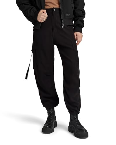 G-Star Raw Pantalón Cargo Cropped Drawcord, Negro Dk Black D24389-D522-6484, 27 W Para Mujer G-Star Raw Pantalón Cargo Cropped Drawcord, Negro Dk Black D24389-D522-6484, 27 W Para Mujer