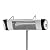 JOMEED 15000W Electric Outdoor Infrared Wall Mountable Patio Heater with Remote Control, Adjustable Telescoping Stand, and 3 Heat Settings