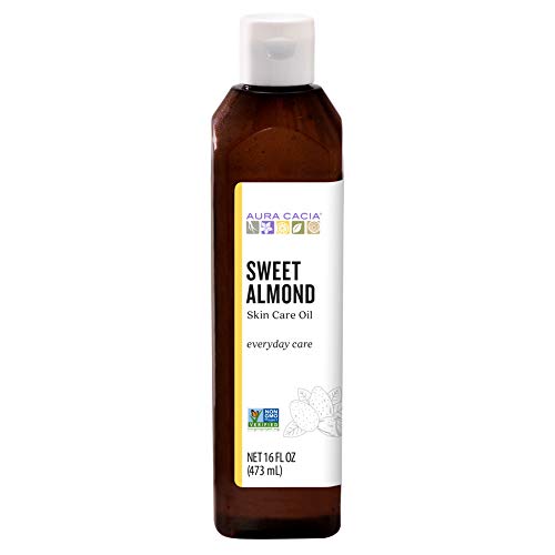 Aura Cacia Nurturing Sweet Almond Natural Skin Care Oil, 16-Ounce Bottle by Aura Cacia