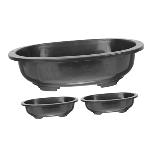 Materiale Resistente: Realizzato in plastica robusta, questo vaso per bonsai plastica è progettato per resistere alle intemperie, rendendolo adatto per uso interno che esterno in giardino o balcone
