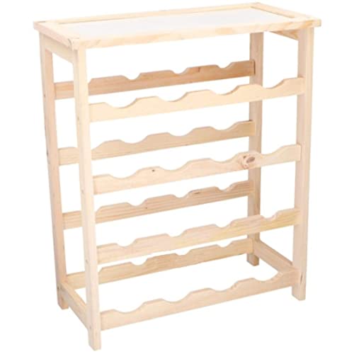 Lifetime Cantinetta per Vini, Bamboo, per 16 Bottiglie, 46 x 23 x 55 cm, Legno, Marrone, 1 - confezione