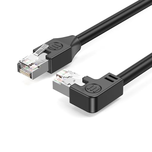 NPXUAMTJ Cat5e Ethernet Kabel mit Winkelstecker