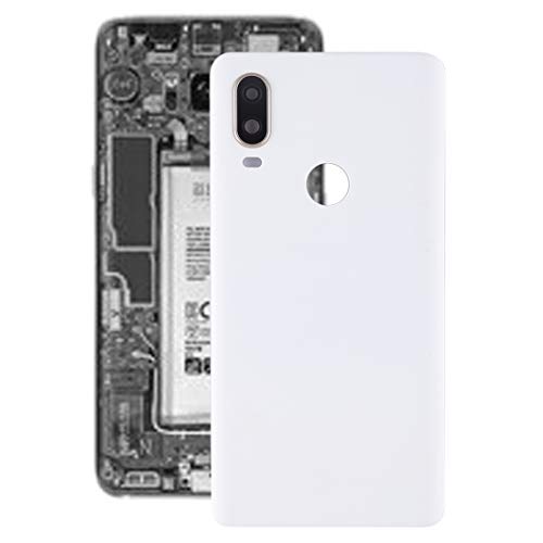 Coque de batterie pour BQ Aquaris X2 résolvant l'objectif photo rayé sur téléphone blanc