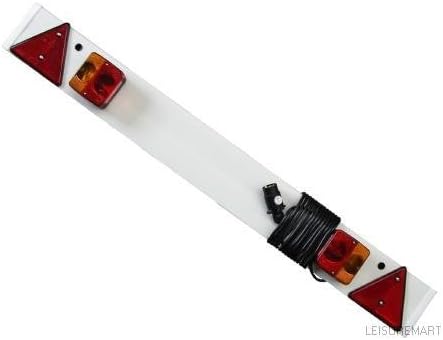 leisure MART Trailer lighting board 4ft with 10 metres cable with mounting holes Part no. LMX478