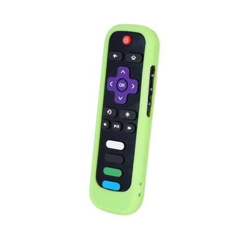 AWJUWHBJ Protectores de silicona para control remoto, esquinas reforzadas, protección contra impactos, botón preciso, control de acceso, cubierta protectora de silicona