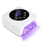 Kikugu Luz UV para uñas de gel, control táctil y sensor automático para el hogar