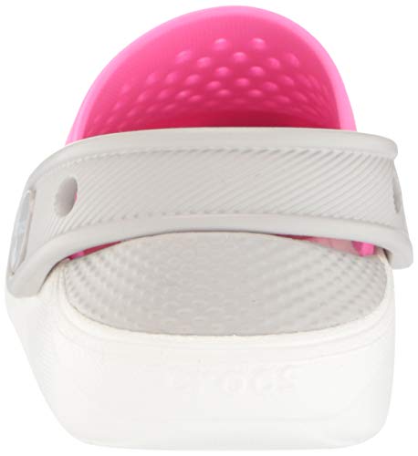 Sandália, Crocs, Literide Kids, Electric Pink/white, 32, Criança Unissex