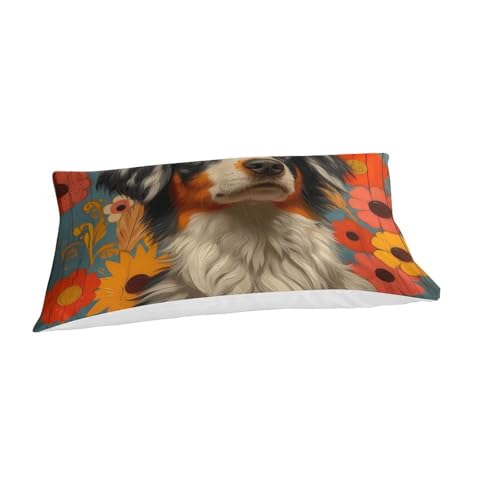 Housse de couette Chien Berger Allemand 135x200 microfibre