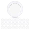 ECOELER 24 Pack 6 Inch LED Low Profile Flush Mount Disk Light, 16.5W,1000 Lumens, 4000K Cool White, Dimmable Recessed Surface Mount Lighting Fixture Installs into J-Box or Recessed Can, ETL Listed