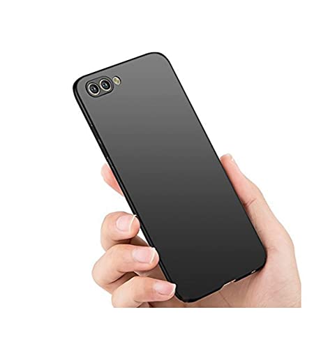 Image of Mobile Back Cover Case for Honor View 10 (Silicone Case|CameraProtection|Black SC1510)
