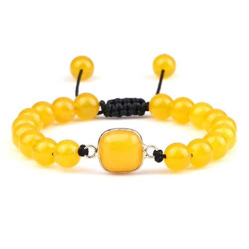 Bracelet perles de pierre naturelle 8 mm parfait pour un mariage
