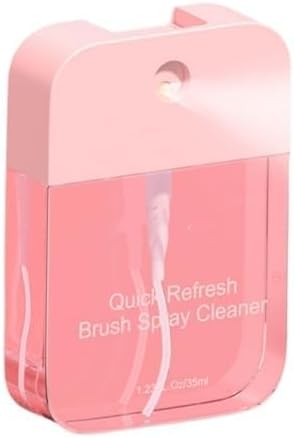 Makeup Brush Cleaner Spray, Make Up Brush Liquid Cleanser Mist, Make Up Brush Cleansers Solution and Sponge Shampoo, Powder Puff, Deep Clean Brush Shampoo, Gentle Formula, Quick Dry