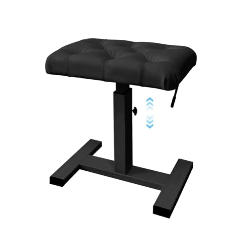 lumizone Keyboard Bench Hydraulic Lifting Piano Bench Height Adjustable with 19.3' x 12.2' Seat...