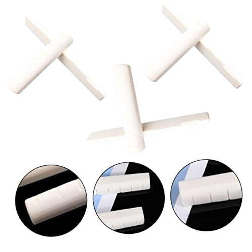 Supvox 6Pcs String Guitar Nut Guitarra Guitarra Acoustic Guitar Bridge Guitar Bone Nut Acoustic Guitar Bone Bridge Saddle Guitar String Saddles String Nut Blank #TOP6