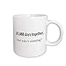 Produktbild 3dRose mug_112218_2""20,088 days together, whos counting" Keramiktasse, keramik, weiß