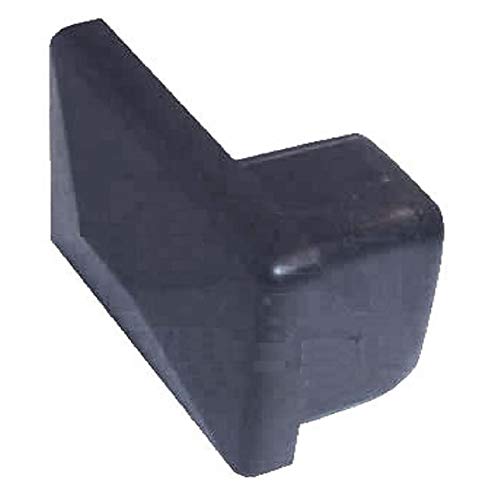 30-304B Sling Insert Rectangular Sling Chair Replacement End Caps - 1" L X 3/4" W - Black (10 Pcs Pack) #TOP1