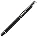 Low Budget Beautiful Black JJ Rollerball Pen - Black Ink Refill Medium Tip Point