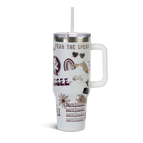 The Memory Company Officially Licensed 46oz Team Spirit Game Day Tumbler, Florida State University