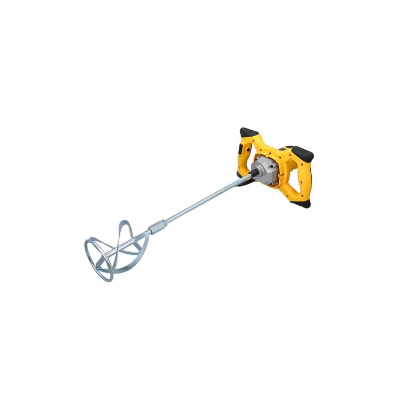 TOUGH MASTER Paddle Mixer Drill 1200W 6 Speed Settings M14 Mixing Rod, Handheld Mortar Mixer Concrete Mixer Cement Mixer Paint Mixer Plaster Adhesives Mixer