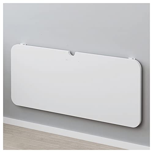 Table murale pliable blanche 80x30 cm pour optimiser le salon