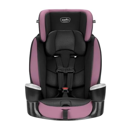 Evenflo Maestro Sport Convertible Booster Car Seat, Forward Facing, High Back, 5-Point Harness, For Kids 2 to 8 Years Old, Whitney Pink