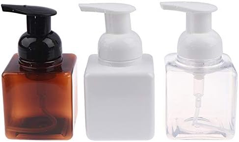 soap Dispenser,Bathroom Accessories, 3PC Foaming Soap Dispenser Bottle Facial Cleaner Foam Maker Bottle Portable Travelling Soap 250ml Makeup Tools Hand Lotion Bottle (Size : 250ml*3)