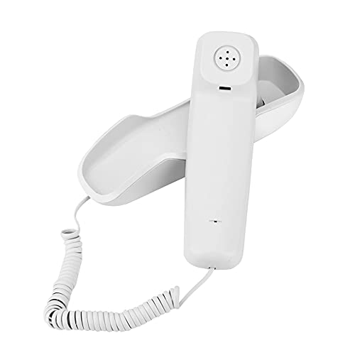 Teléfono fijo de pared con cable y pantalla de llamada entrante miniatura 6