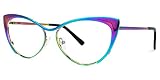 VOOGLAM Cat Eye Blue Light Blocking Glasses for Women Anti UV Eyestrain Eyewear Annabelle