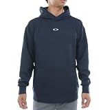 Oakley (オークリー) フリース FOA408246 FLEECE HOODIE EVO US S サイズ (日本 M サイズ相当) ENHANCE QD 4.7 メンズ MIDNIGHT BLUE (ブルー) 吸汗速乾 スポーツ フーディー