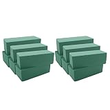 JIAOMET 12 Piezas Ladrillos de Espuma Floral Embalaje de Flores Arreglos Florales Suministros de FloristeríA para Flores Artificiales Plantas DecoracióN