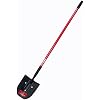 Bully Tools Rice Shovel - 14-Gauge Steel Heavy Duty Spade Shovel with Long Fiberglass Handle for Digging Wet Soil, Durable and Ideal for Digging Waterlogged Soil - 100% Made in The USA, 58-inch