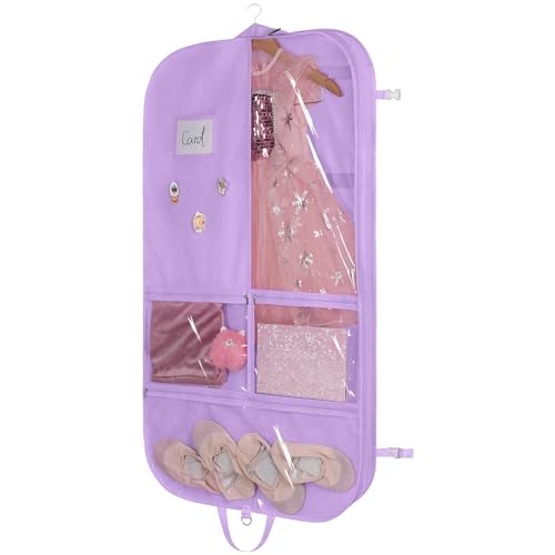 Univivi 40 Inch Dance Costume Garment Bags for Dancers, Purple