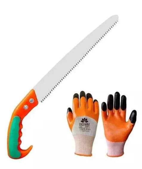 AGT TRANSFORMING HOMES® Folding Pruner Cutter Steel Garden Hand Saw Tool for Cutting Sawing Pruning Tree Branch (A006, Multcolor) Hand Powered (Pack of 1) (B0CNWRPDS6) Amazon Price History, Amazon Price Tracker