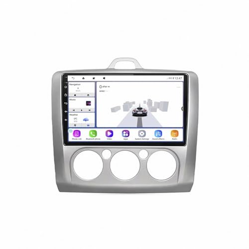 Radio coche para Ford Focus 2004-2011 con pantalla táctil Incell, Bluetooth y comandos al volante