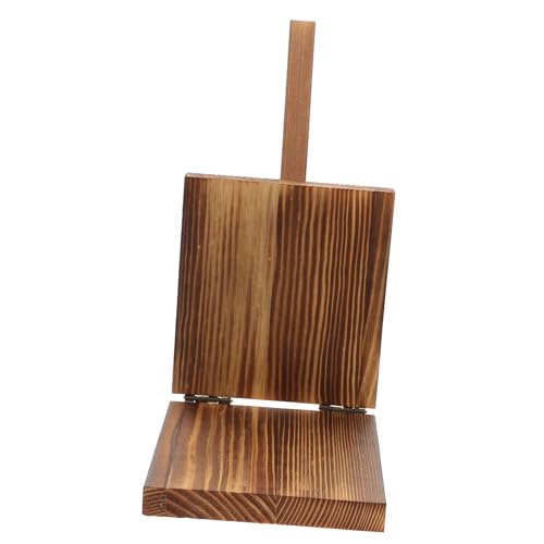 ABOOFAN Wooden Dumpling Press Tool Manual Dough Mold for Uniform Thickness Carbonized Design for Dumplings Pastries and Pizza Dough Food Grade Safety