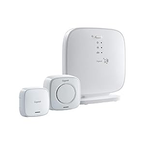 Gigaset Elements Alarm-System – Sicherheitspaket mit Türsensor, Sirene und Basistation für Smart-Home Einsteiger, weiß