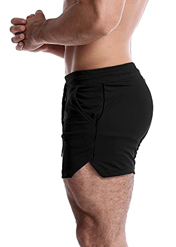 EVERWORTH Men's 5 Inch Inseam Workout Shorts Athletic Gym Shorts Bodybuilding Short Shorts Casual Running Shorts2