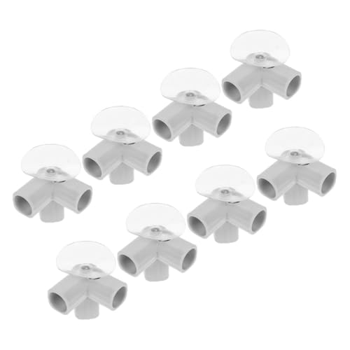 Milisten Connettore a T in Plastica per Tubi da Box 8 Pezzi, Accessori per Angoli Recinto Interni 22mm, Supporto Robusto per Giochi Sicuri e Spazio Protetto