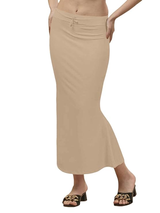 Saree Shapewear Undergarment Petticoat for Women - Free Size, Slimming Blended Fabric for All-Day Comfort | Ideal Fit for Sarees & Lehengas-image-46