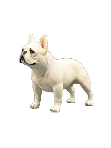 Liushi French Bulldog Statue Decoration, Resin Animal Model Crafts, Simulation Dog Statue, Car Decoration Decoration H20Cm #TOP26