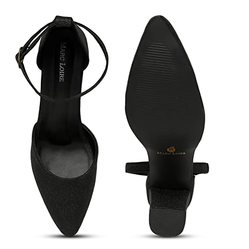 Image of Marc Loire Women's Glittery & Shimmery Stiletto Heel Pump Shoes for Party & Occasions