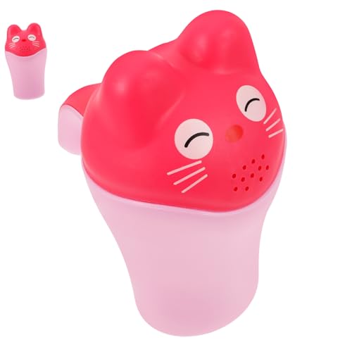 ZUNOXAZ ベビー用シャワーウォーターカップ 軽量製 持ち手付き お風呂遊びに かわいいキャラクター お風呂 シャンプー ヘアウォッシュ用