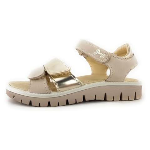 Primigi Axel Sandal for Girls in Platinum Cream Cover