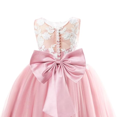 Flower Girl Dress for Wedding Sparkly Tulle Pageant Dresses for Girls2