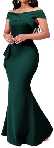 Image of VisiChenup Elegant Formal Dresses for Women Sexy Cocktail Wedding Guest Evening Party Long Maxi Dress