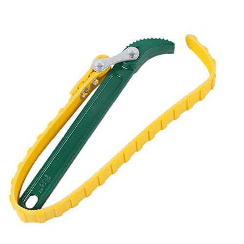 AASONS Heavy-Duty Serrated Belt Strap Wrench Oil Filter Tool Pipe Fittings Tools Single Sided Adjustable Wrench (12") (B098L564G8) Amazon Price History, Amazon Price Tracker
