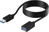 LARGA DURACIÓN Y ALTA CALIDAD La extensión usb larga tiene una carcasa de aleación mejorada y de alta calidad que es suave, sin dobleces y resistente a los desgarros. Cuenta con un apantallamiento que proporciona protección contra el ruido electromagnético y de radiofrecuencia. Mantenga su señal clara con menos pérdida de ancho de banda para un mayor rendimiento.